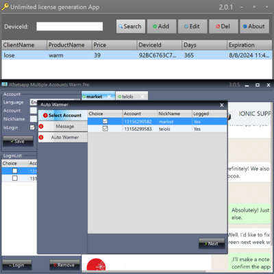 Whatsapp Multiple Accounts Warmer Pro